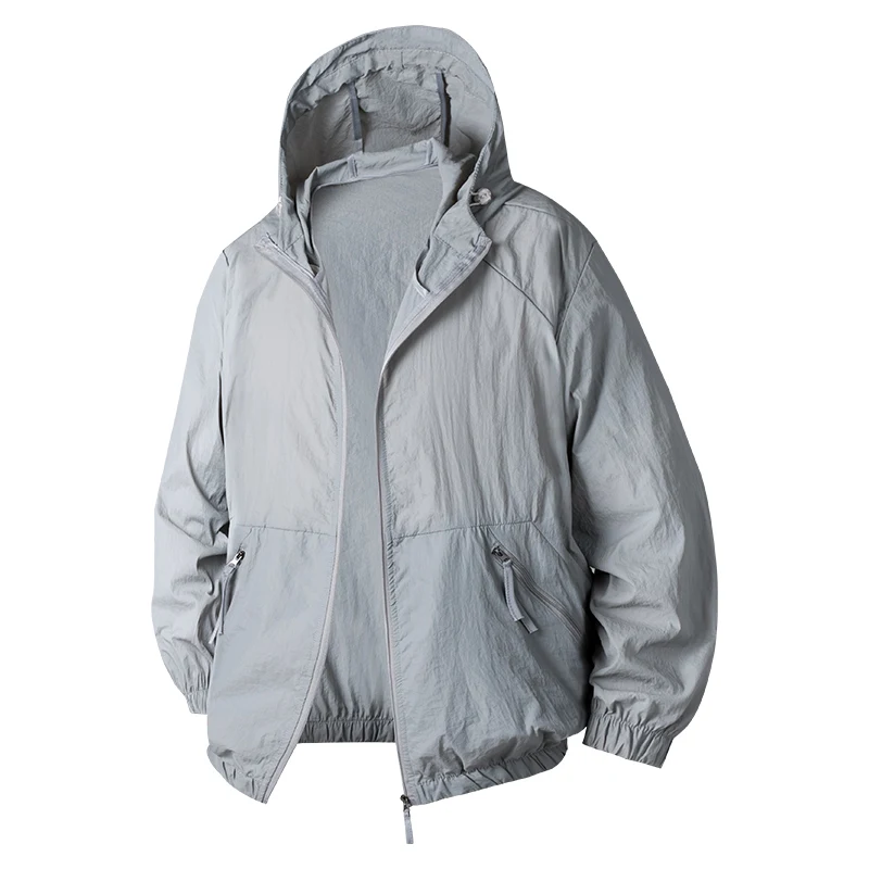 Spring Summer Mens Ultra Light Hiking Jacket Outdoor Men Quick Dry Sun Screen Hooded Coats Men Sports Breathable Fishing Jackets