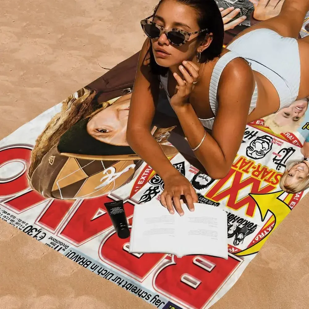 T-Tom K-Kaulitz T-Tokio H-Hotel Big Microfiber Beach Towels Dry Towel Sand Beach Towels Pool Towel For Travel Swim Pool Yoga