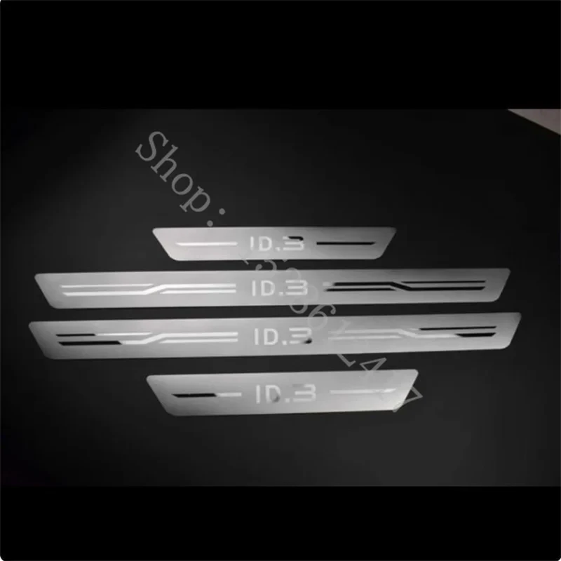 For VW Volkswagen ID.3 ID3 2020~2025 car door sill protector Thresholds car door guard Stickers Accessories door edg guard view 5
