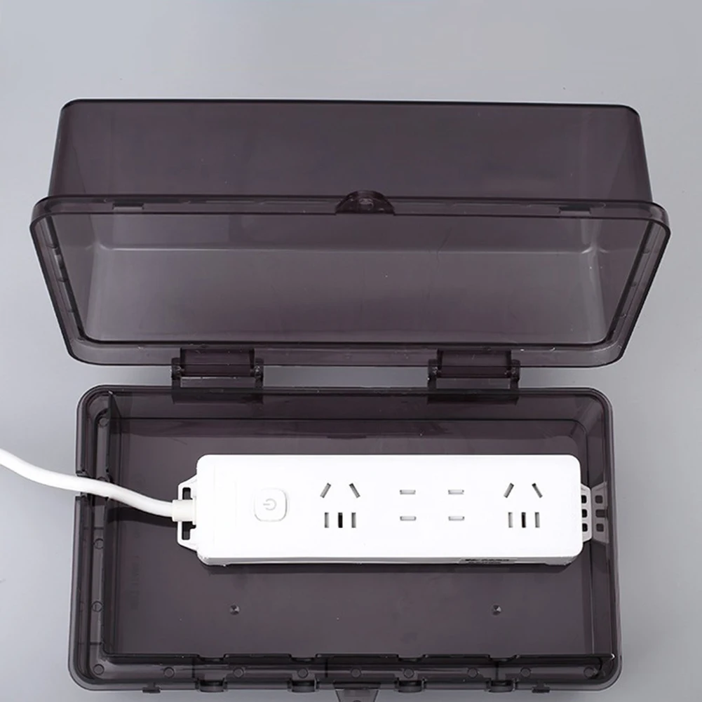 Outlets Design Outdoor Electrical Box Waterproof Drain Port Outdoor ABS Product Name Power Strip Waterproof Box