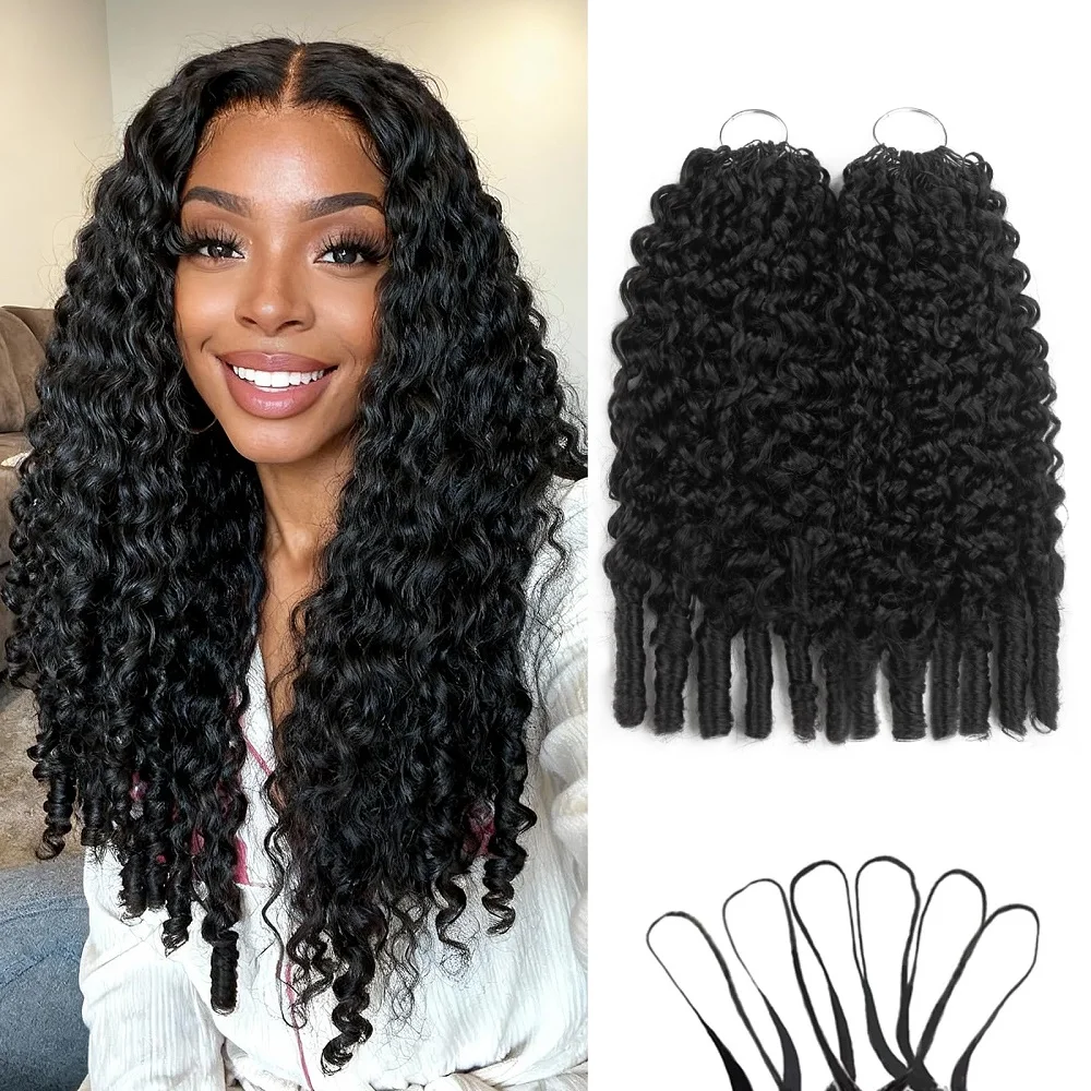 

Натуральные волосы для наращивания крючком для женщин: бирманские кудрявые пучки волос с эффектом перьев, 30 дюймов, предварительно разделенные, для наращивания крючком.