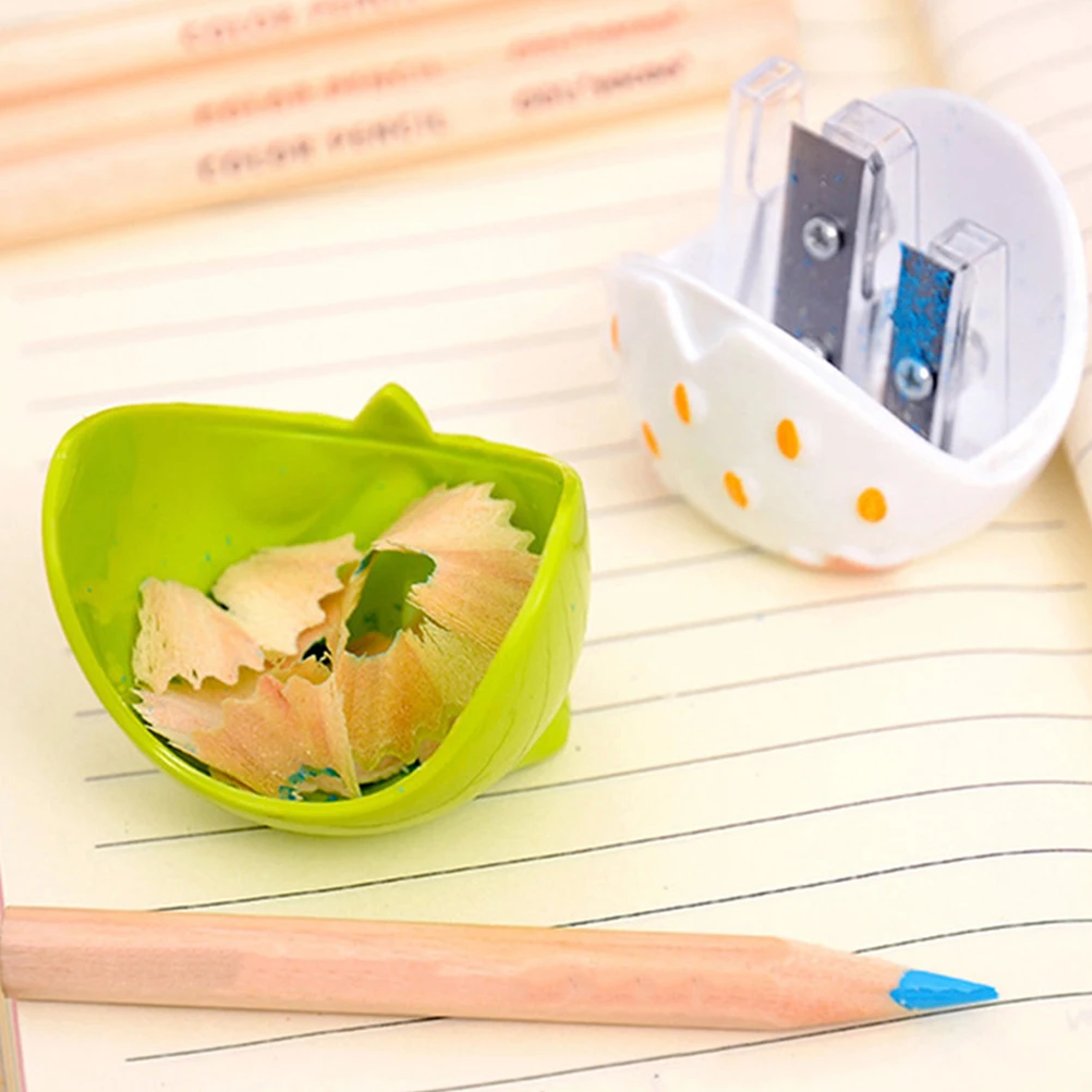 

8 Pcs Pencil Sharpener Plastic Desktop Small Manual Sharpeners for Portable Sharpner Student