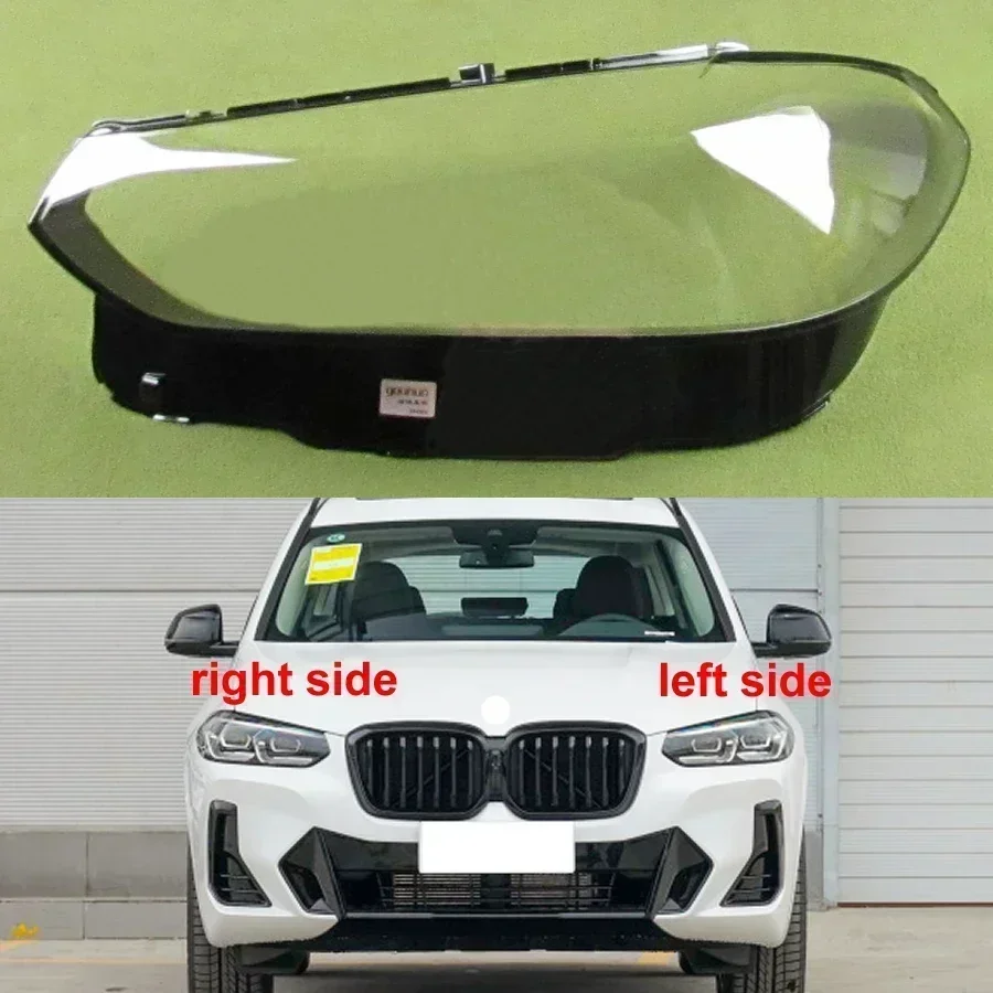 

For BMW X3 G08 2021 2022 2023 Headlight Lens Cover Transparent Lampshade Headlamp Shell Plexiglass Auto Replacement Parts