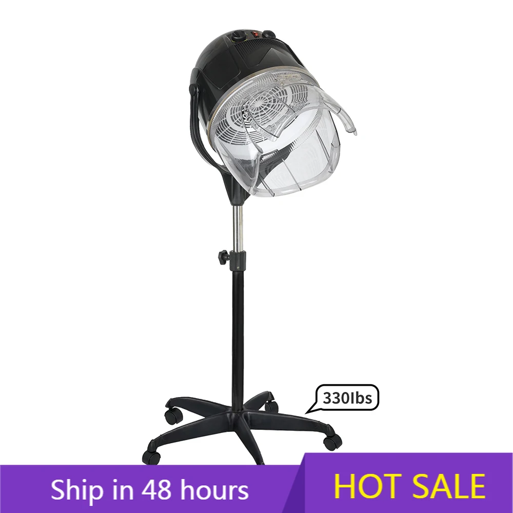 

YTYIN Professional Hair Salon Equipment Standing Hood Dryer Stand with Steaming Feature Hair Helmet Dryer