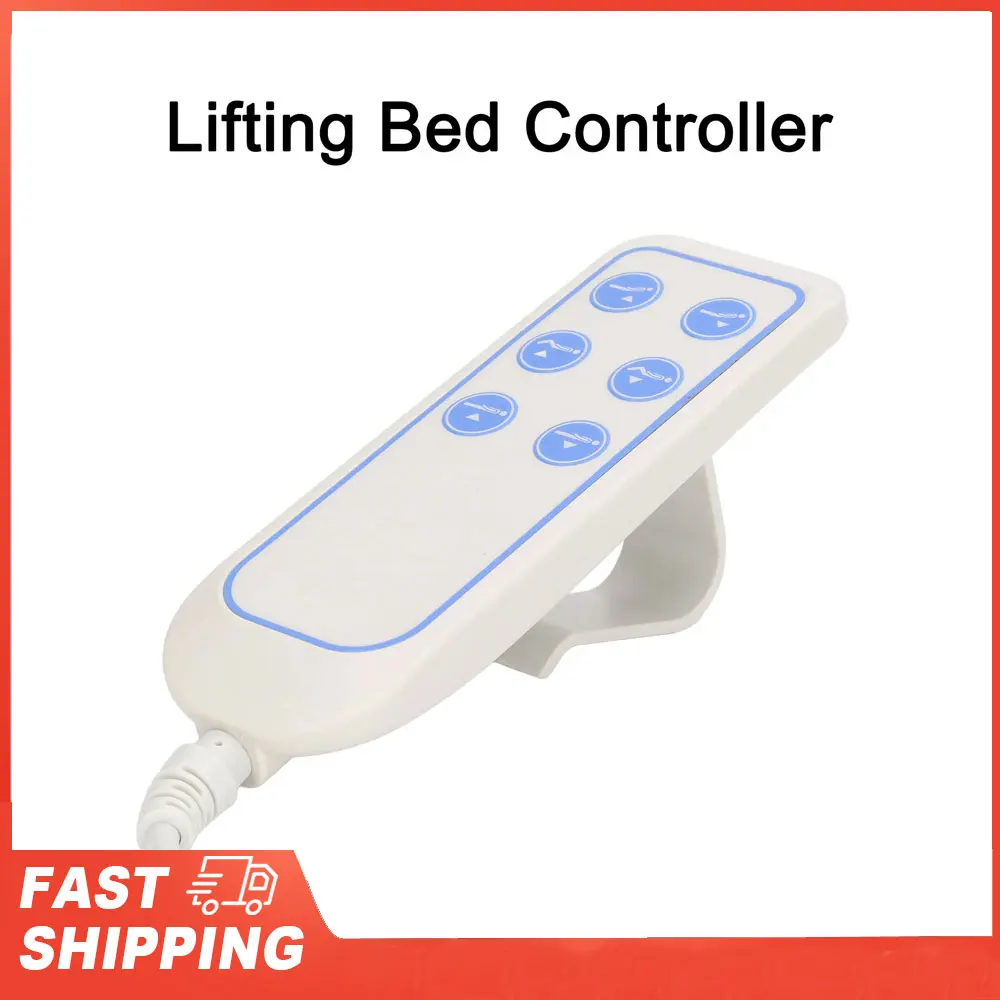 Chair Controller Lifting Bed Controller Electric PVC IP66 Wear Resistant  Chair Hand Control for Hospital (8 Pin)