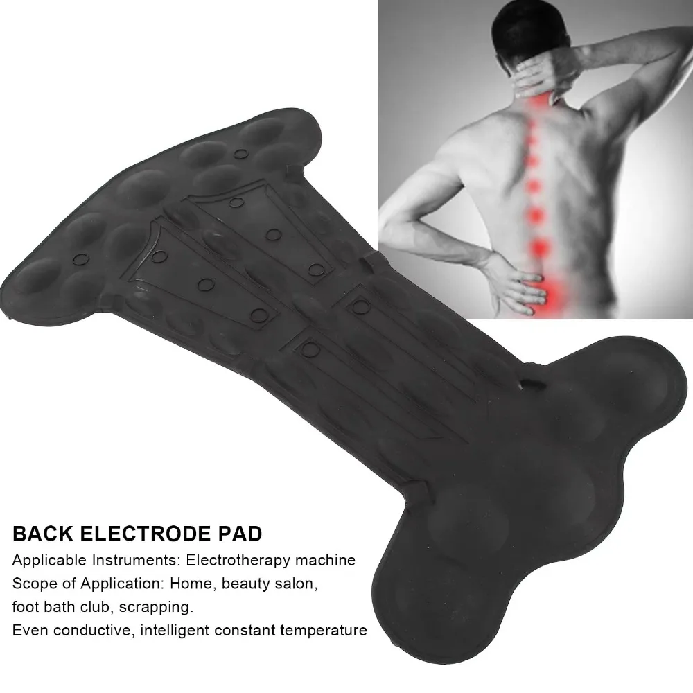 Back Electrode Pads Silicone Necks Waist Buttock Massage Board Relieve Shoulder Back Pains Electric Therapy Instrument Accessory