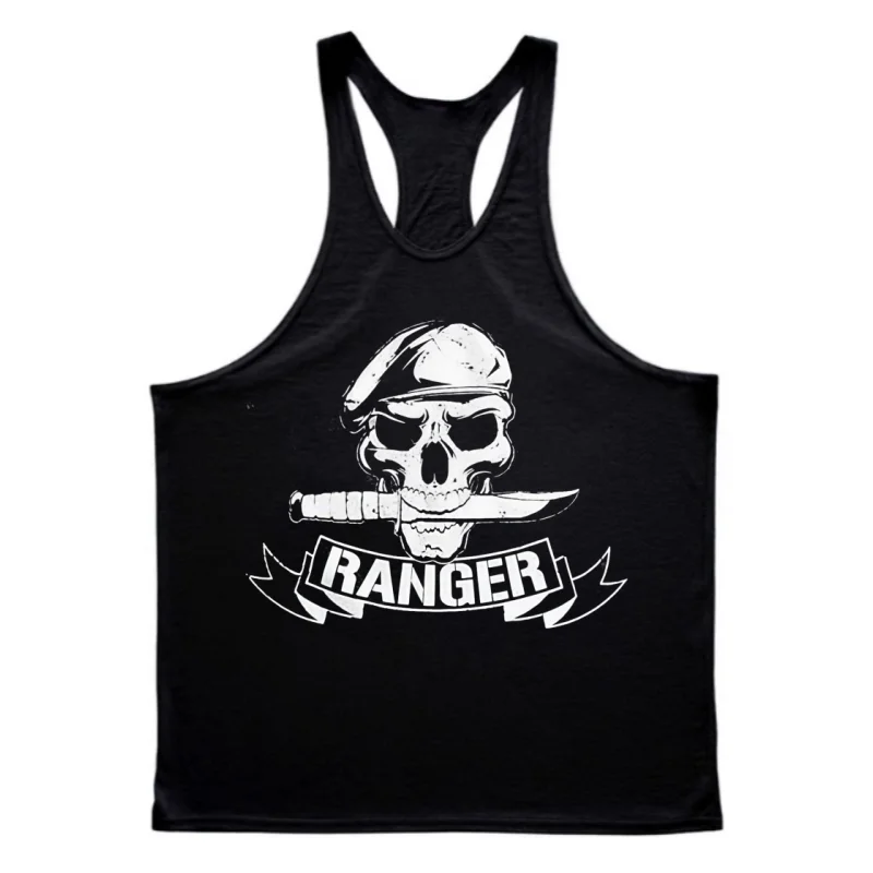 

Men's Stringer Fitness Gym Vest, Racerback Thin-Strap Design, Quick-Dry Moisture-Wicking for Intense Bodybuilding Workouts