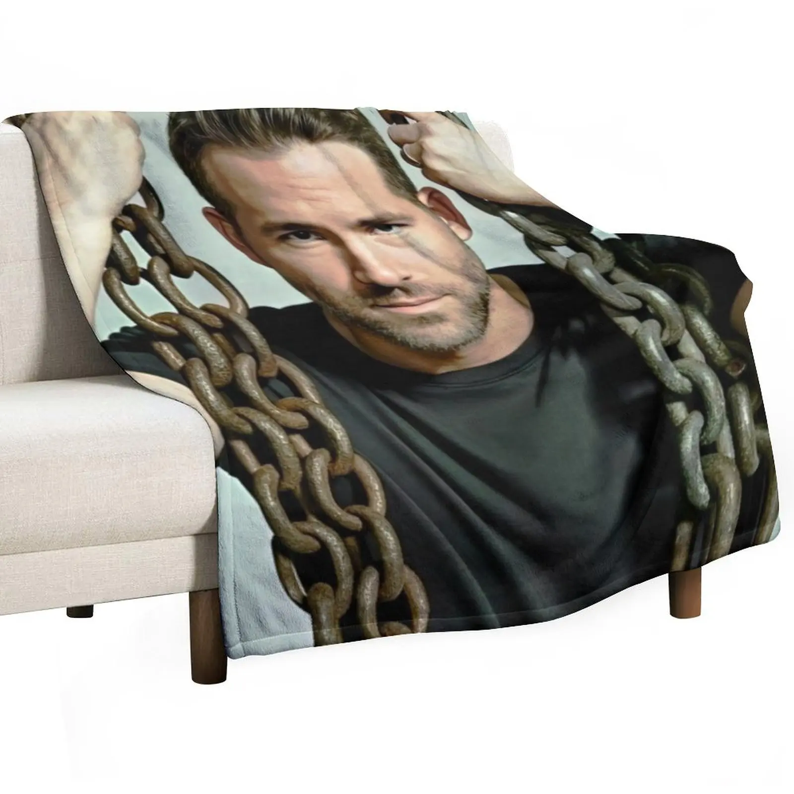 

Ryan reynold Throw Blanket Warm Comfortable Blanket for Office Napping