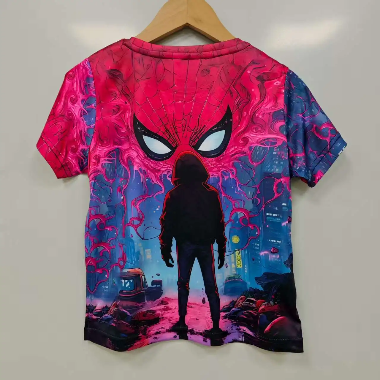 Nuove magliette estive a maniche corte in rete per uomini e donne, casual, versatili ed eleganti per bambini e adulti, top larghi