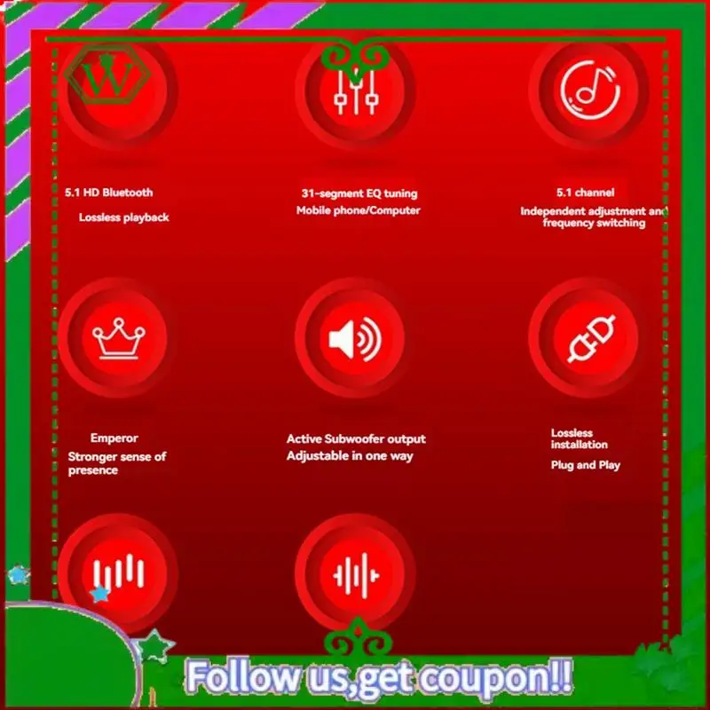 Reliable-31 Band EQ Dsp Audio Processor 4-Input 6-Output Car DSP Amplifier 6 Channels Class AB Car Audio Modification Amp