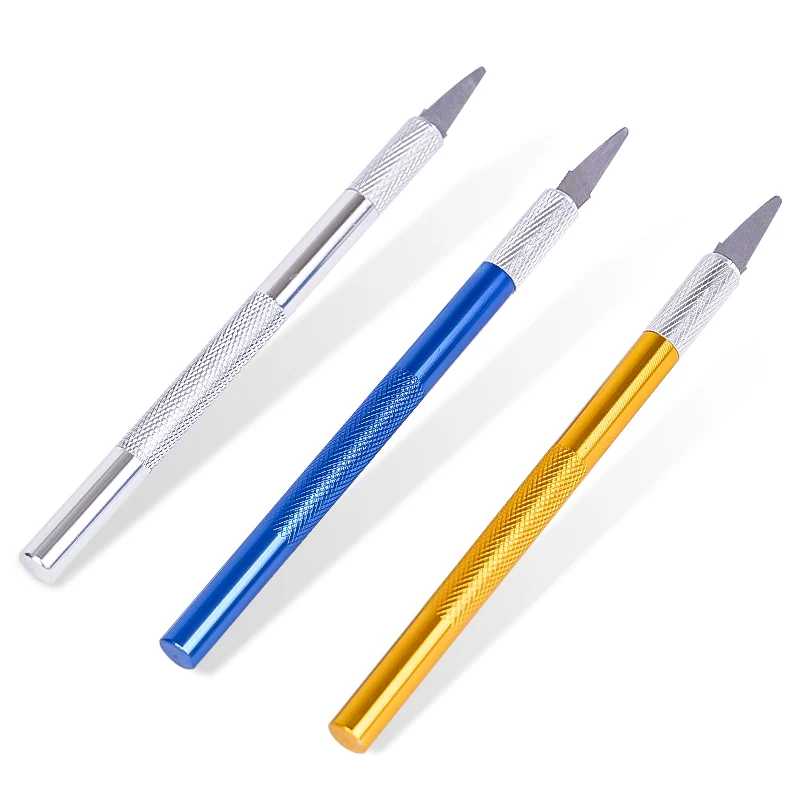 

NIGF 1pc Dental Plaster Spatula Wax Knife Blade Impression Material Stainless Steel Mixing Knife 6 Tips Cutter Dentist Lab Tool