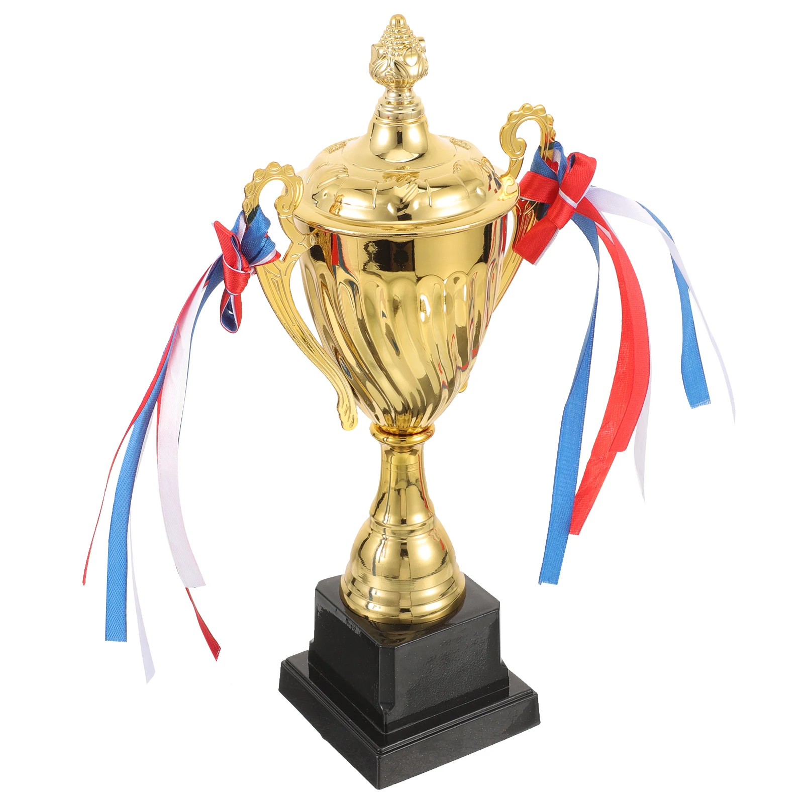 

Metal 29Cm Golden Cup Black Base Party Award School Competition Sports Trophy For Events Spelling Bee Day Classroom