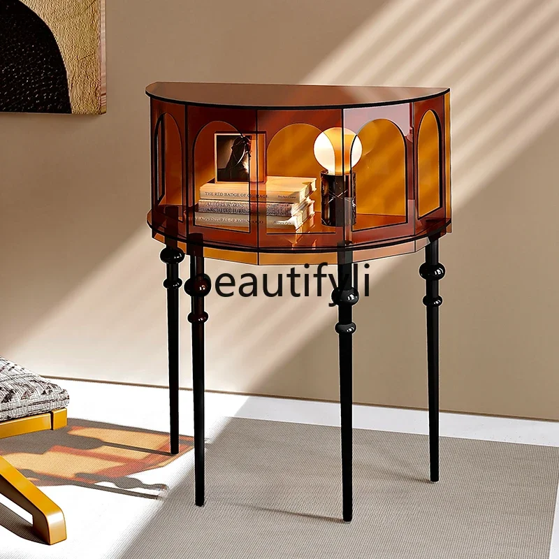 

Acrylic floor-to-ceiling porch cabinet rack display rack modern simple household storage