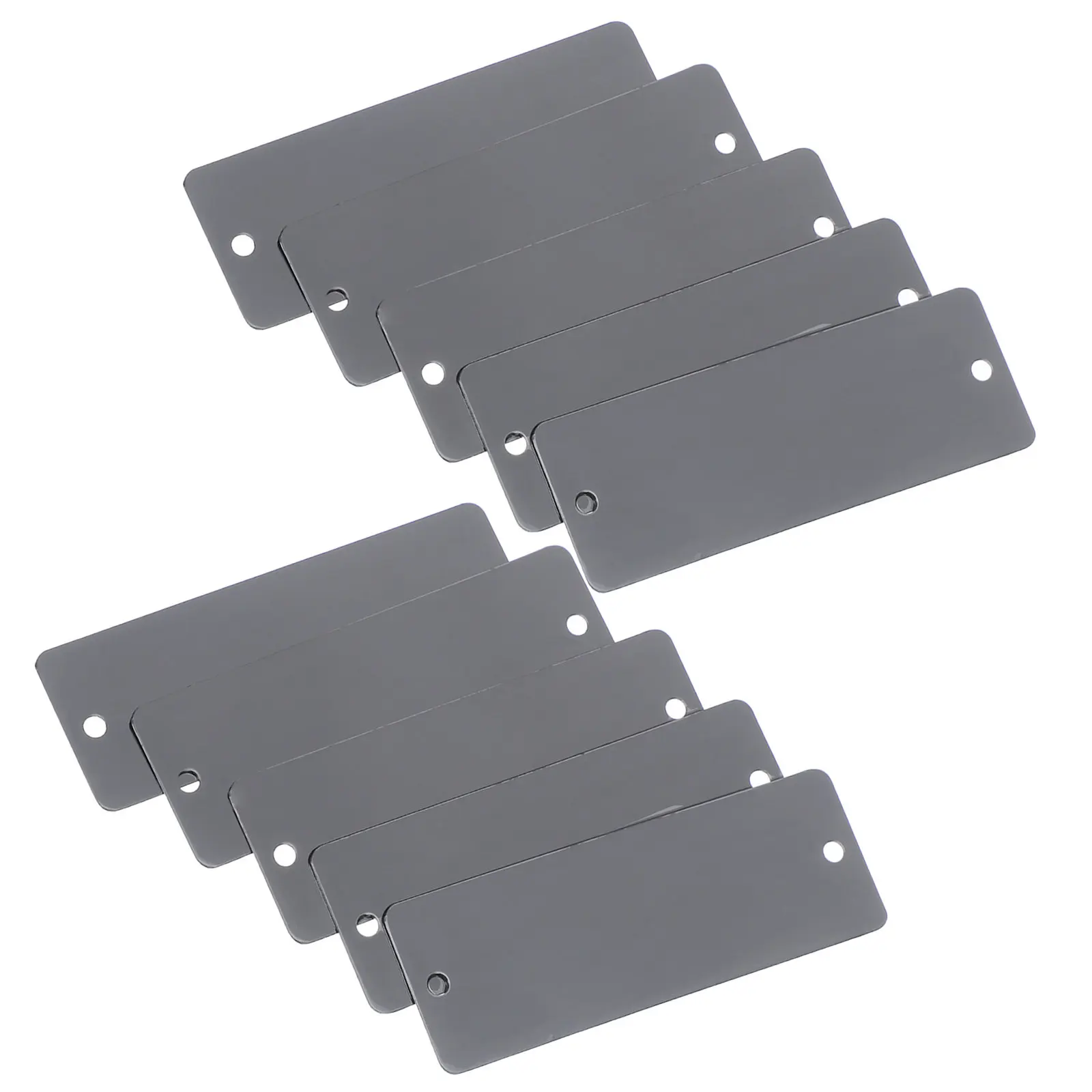 10Pcs Stainless Steel Engraving Blanks 70x25mm Rectangle Name Plate Blank Ideal for Custom Stamping Number Tags Pendant DIY view 5
