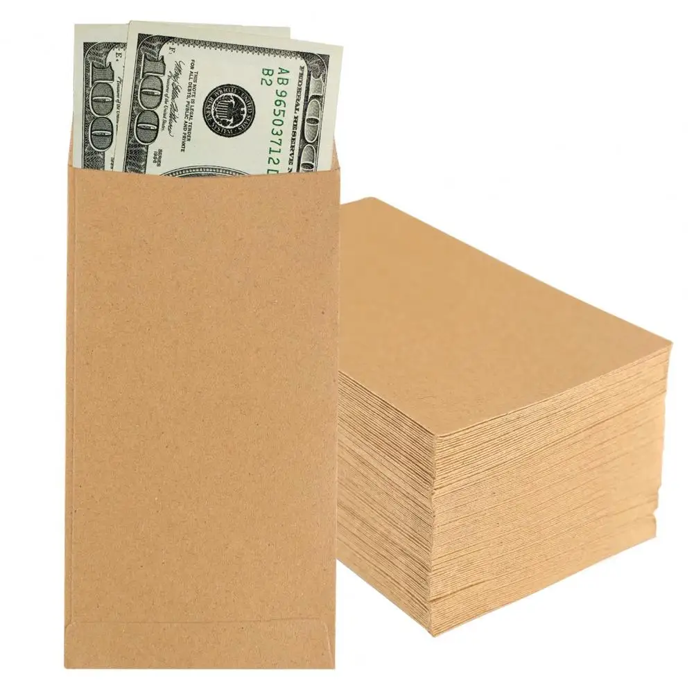 Money Bags Cash Storage Envelopes 50pcs Bright Color Cash Envelopes Wear Resistant Diy Coin Storage Containers