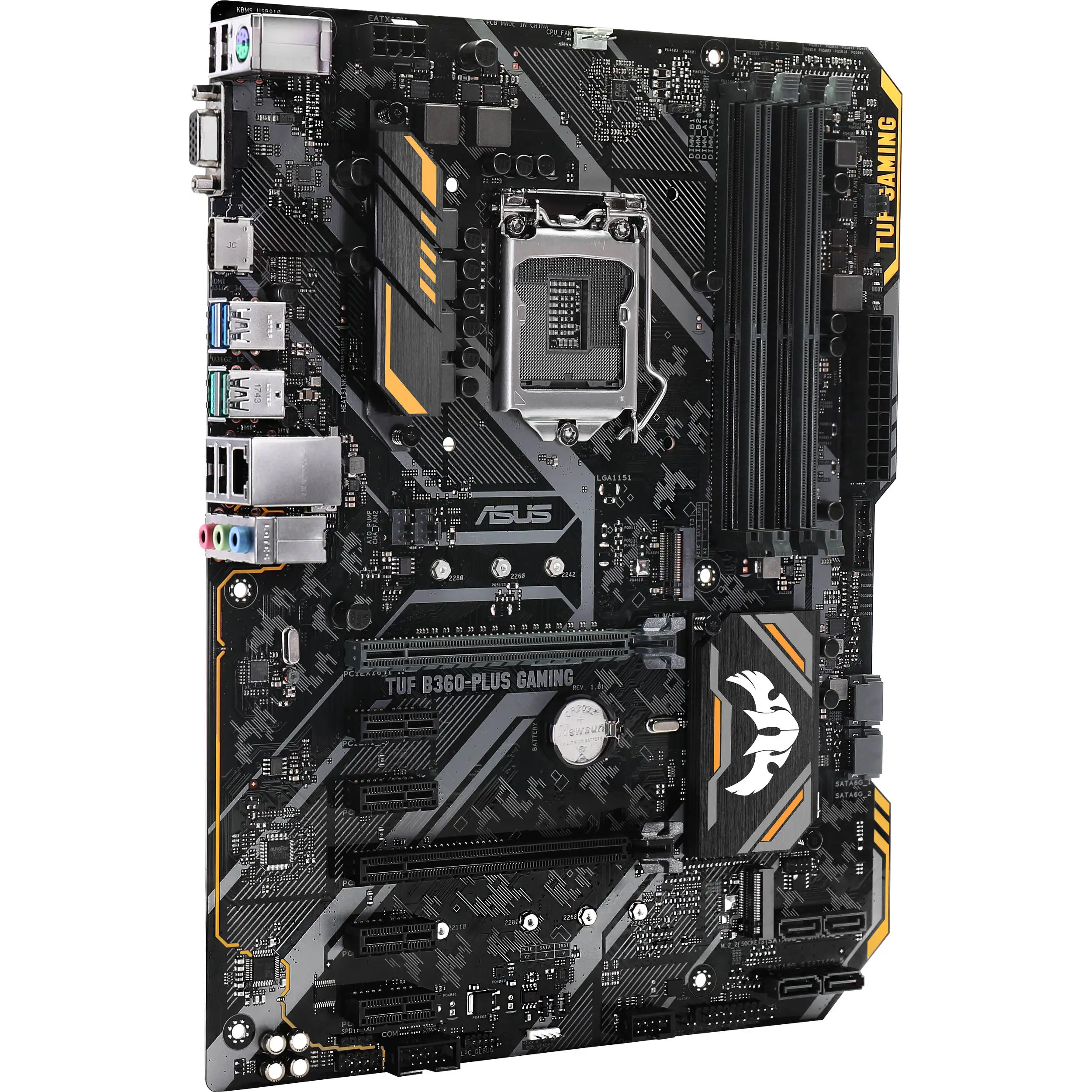لوحة أم جديدة للألعاب Asus TUF B360 PLUS LGA1151 4x DDR4 Max 64GB RAM شرائح Intel B360 ATX HDMI SATA3 M2 أصلية