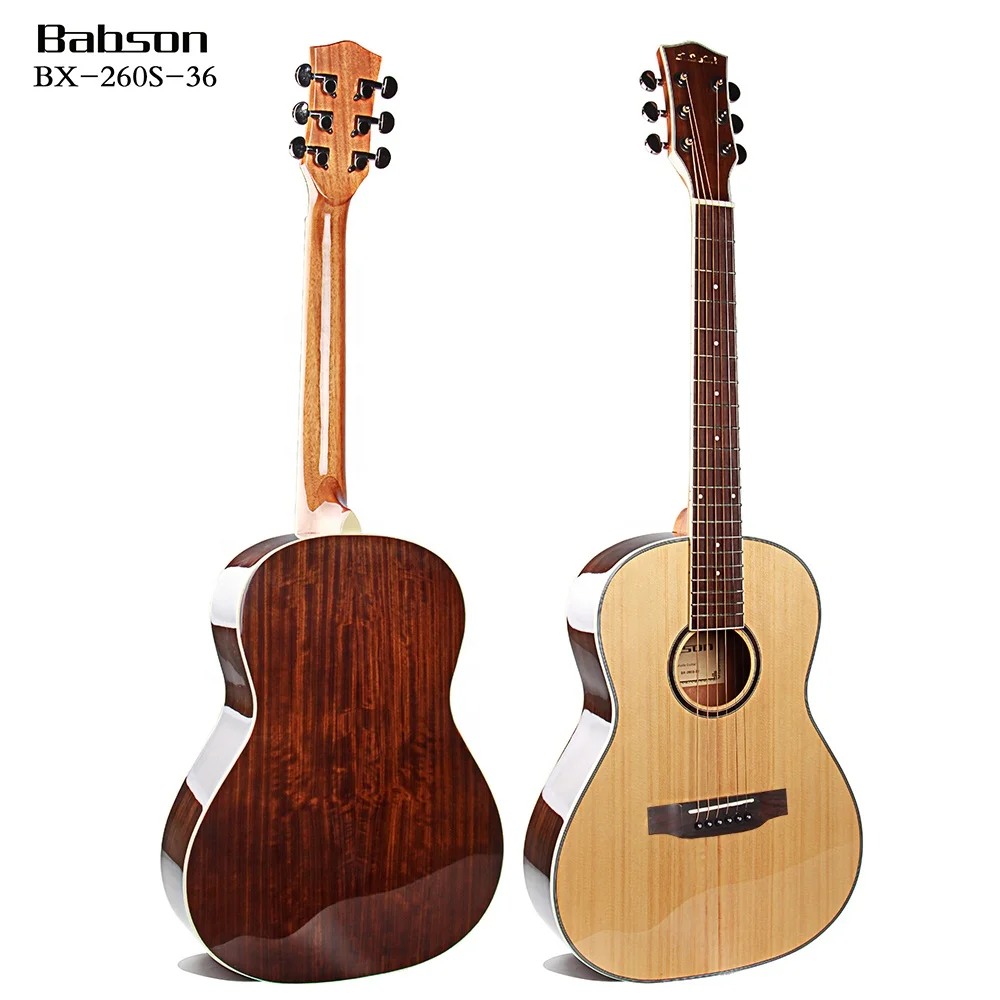 

Wholesale Professional Design 36" Musical Instruments Silent Electric Acoustic Guitars Built In Pickup EQ-7545R Made In China