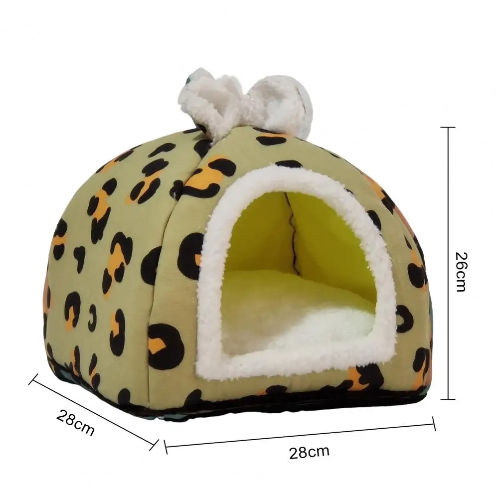 Hamster Nest Bed Cozy Washable Guinea Pig Bed for Small Hideout House for Rabbits Rats Hedgehogs Soft Cave Bed for Squirrels