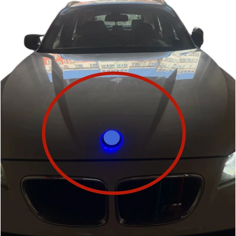 Motorcycle Car modification 2D background light LED emblem light front and rear decorative lights For BMW luminous emblem light