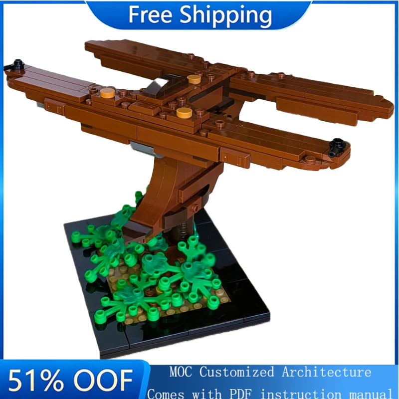 254 PCS MOC Star Battle Trade Federation Landing Ship Model Building Block Brick Creative Assembly Educational Toy Birthday Gift