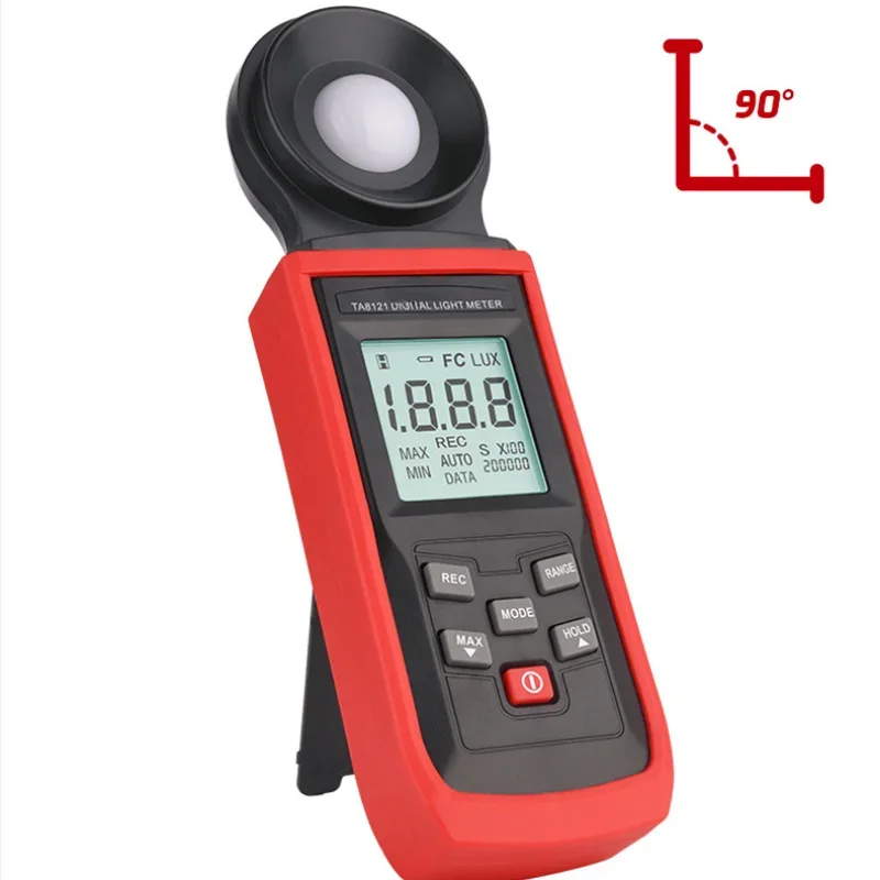 Digital Illuminometer TA8123 Light Meter High Precision Illuminometer Light Meter Luminance Meter