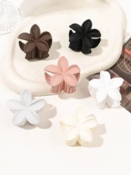 6pcs Flower Clips-Shark Clip for Back of Head Plate Hair Ponytail Hair Claw-Applicable to Ladies and Girls