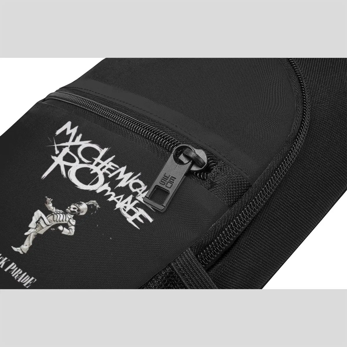 Rock MCR My Chemical Romance Chest Bag Men Sling Crossbody Backpack Chest Bag Traveling Hiking Daypack Shoulder Bag