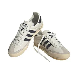Men's and female skate shoes Adidas Originals Jeans are casual, comfortable, non -slip, wear resistant, beige/black 10 Main Sales Calca Adidas - №9