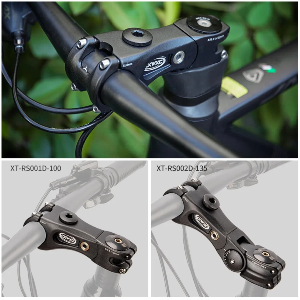 

Road Bike Adjustable Shock Absorber Stem 100/135mm Mountain Bike Off-road Touring Bike Shock Absorber Stem Accessories