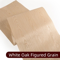 58x250cm Tech White Oak Grain Wood Veneer for Woodworking Furniture Door Surface Crafting & Structural Enhancement Techniques