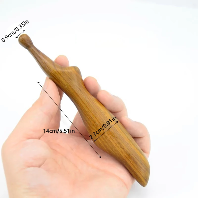 Wood Trigger Point Massage Gua Sha Tools Home Gym Professional Wooden Reflexology Massage Tool Thai Foot Massage Stick