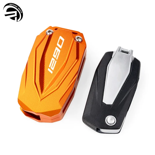 Imagen 1 del producto Para KTM 1290 SUPER ADVENTURE S R 1290 SUPER DUKE R 1290 SAS 2017-2020 2018 2019 funda de aluminio para llave de motocicleta Protector de cubierta FOB
