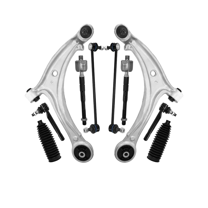 

10p Front Lower Control Arms Kit Sway Bar Tie Rods for 2005 - 2010 Honda Odyssey