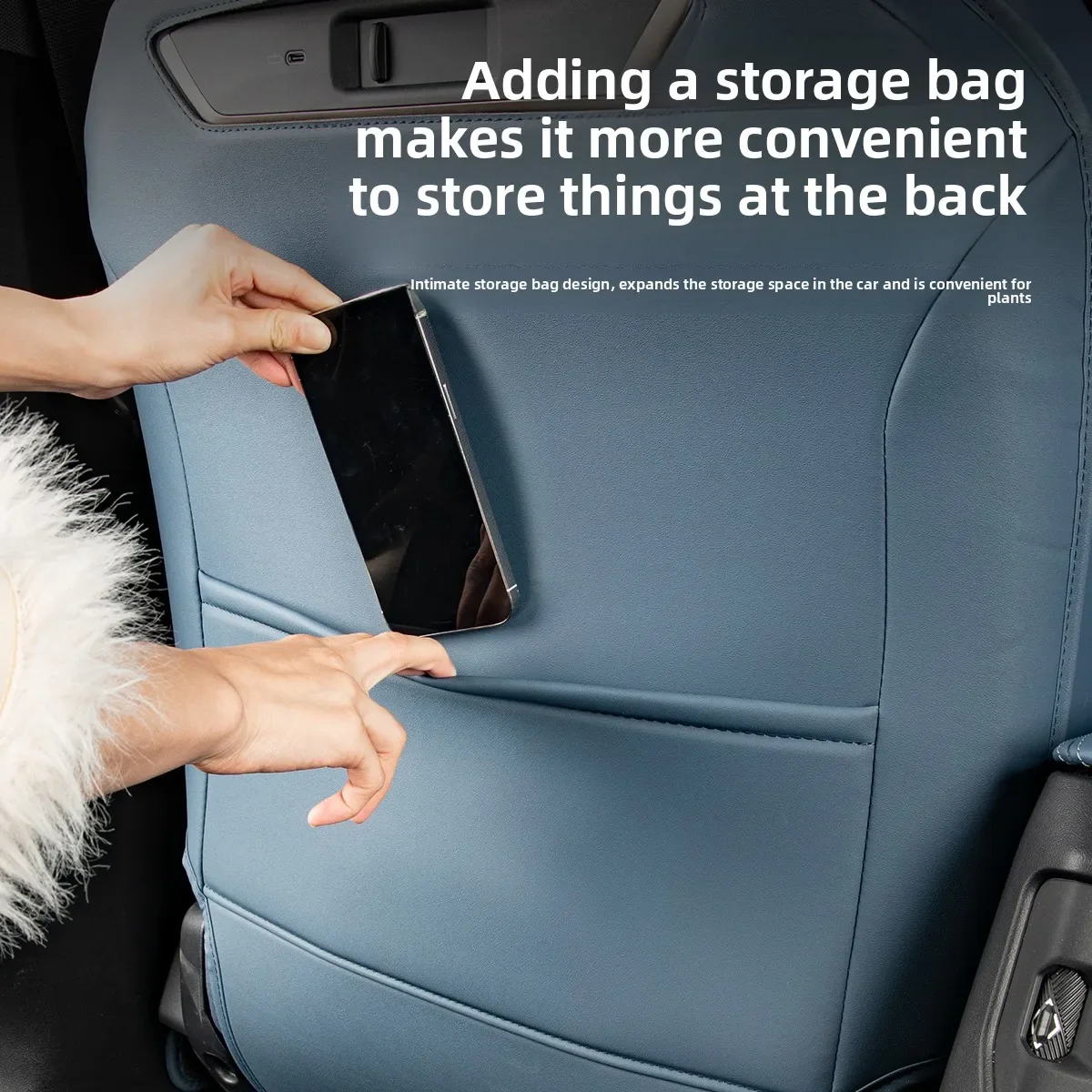 For BMW X3 2024 2025 Car Seat Back Anti Kick Pad Leather Anti-dirty Pad Protective Mat Seat Protector Car Interior Accessories