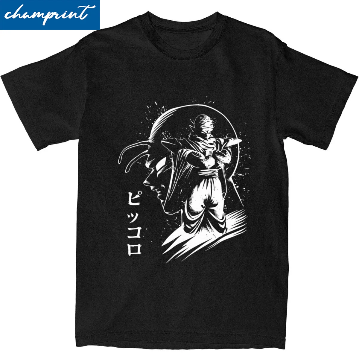

Hip Hop Dragon Ball Manga PICCOLO T Shirt Unisex O-neck Short Sleeve Tops Cotton Top Tee