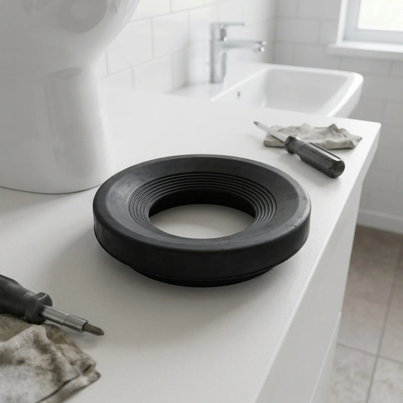 for Black Rubber Replacement Ring Effective Leak Prevention High-Performance Seal Maintenance Minimization Bathroom Maintenance