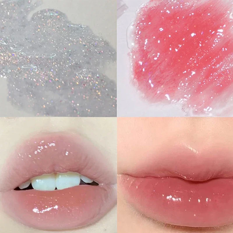 Schmetterlings förmige Milch kann Lippen balsam befeuchtet und befeuchtet die Spiegel oberfläche mit einem schimmernden und schmollen den Lippen lip gloss