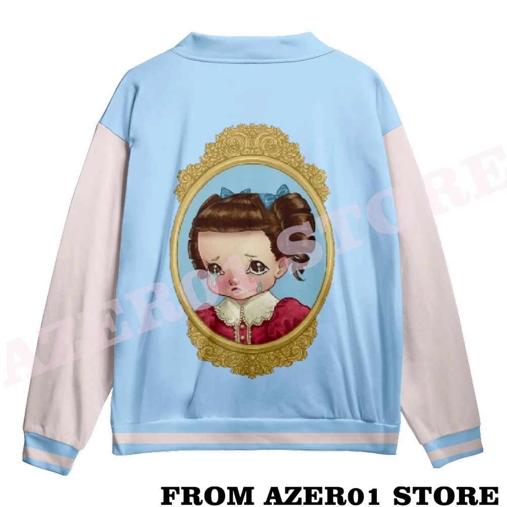 Melanie Martinez Merch Logo Cry Baby 3D jacket winter Hoodies Men/Women casual Baseball Uniform Streetwear sweatshirt