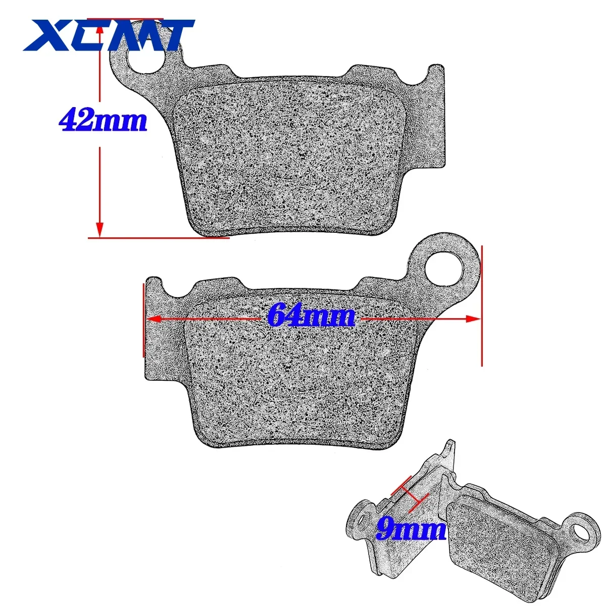 Motorcycle Front and Rear Brake Pads For KTM SX XC XCW SXF EXC 250 300 TPI 2020 125 150 200 350 450 EXCF XCRW 400 500 525 530 image 5