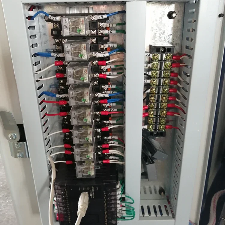 Máquina automática de trama de doble husillo