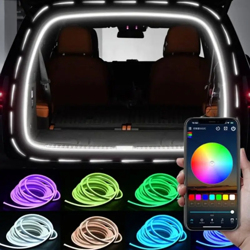 

77HF Color Changing Light For Vehicle Trunk Automatic Welcome