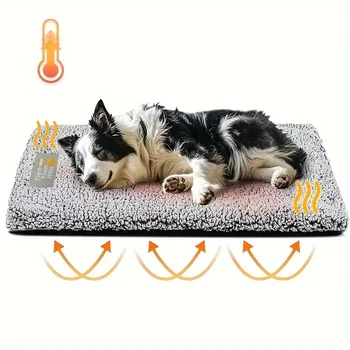 Ultra-Warm Winter Pet Mattress – Washable Non-Slip Dog Bed 1