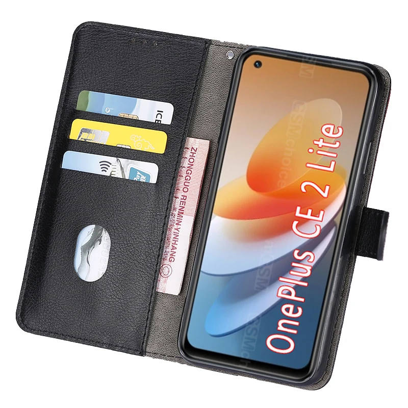 CPH2409 New Cover For OnePlus CE 2 Lite Case Magnetic Card Flip Leather Wallet Phone Book For OnePlus CE2 Lite чехолна Etui Bag