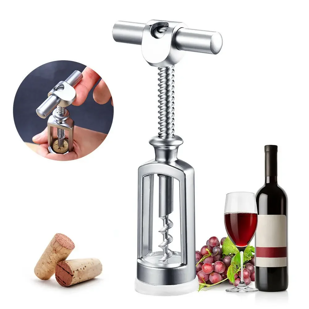 

Zinc Alloy Corkscrew Red Wine Bottle Opener Portable Triangle Lock Cork Puller Wine Cork Remover Kitchen Drinkware Tool