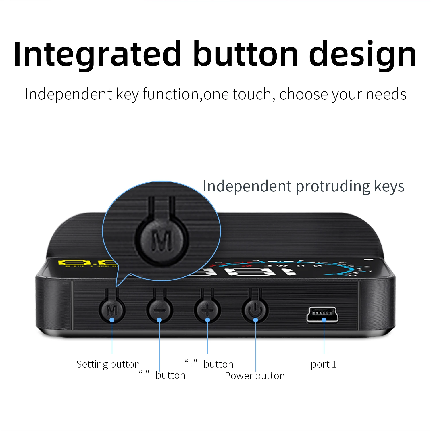 Car Head Up Display Digital GPS Speedometer Water Temp Voltage Fuel Tacho Speed OBD + GPS HUD Windshield