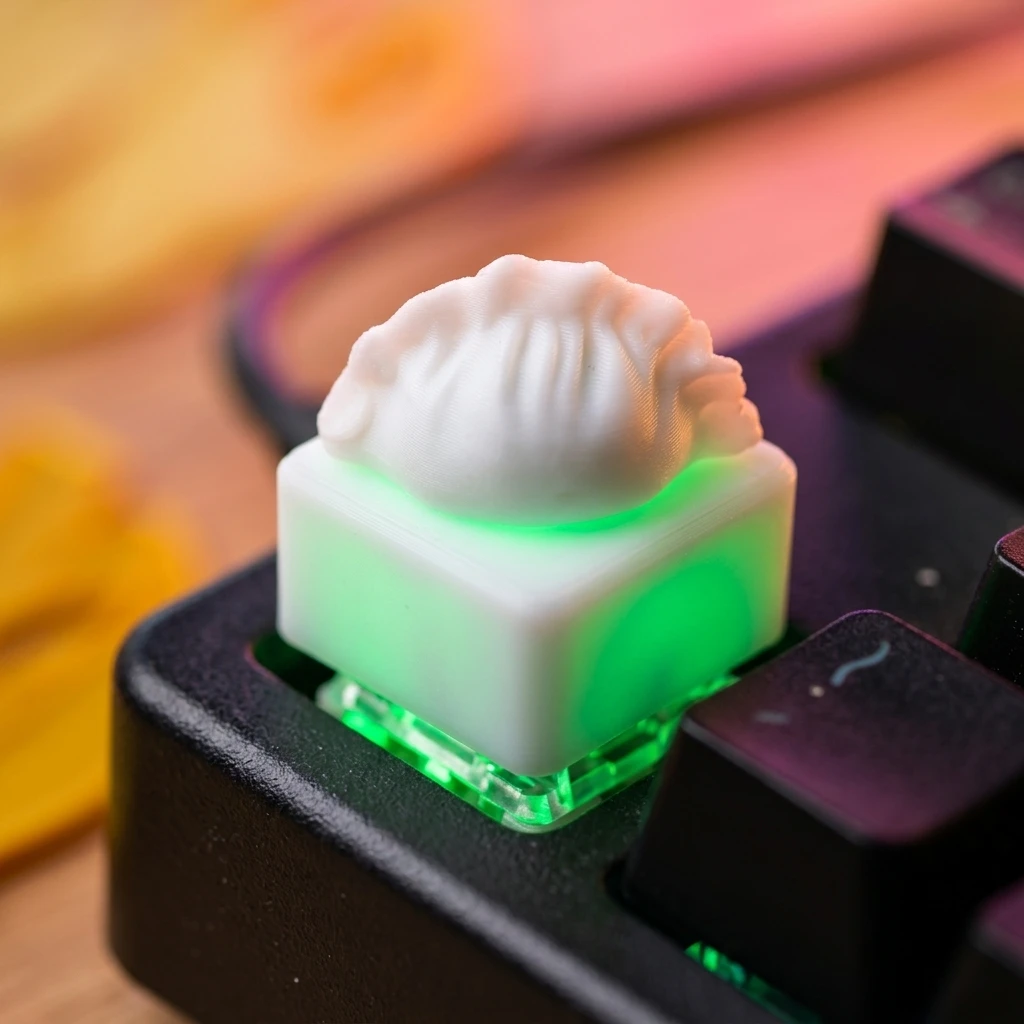 dumpling Personality Mechanical keyboard keycaps Custom Keycaps Cross Axis PC Gaming Keyboard Peripherals Collection Gift