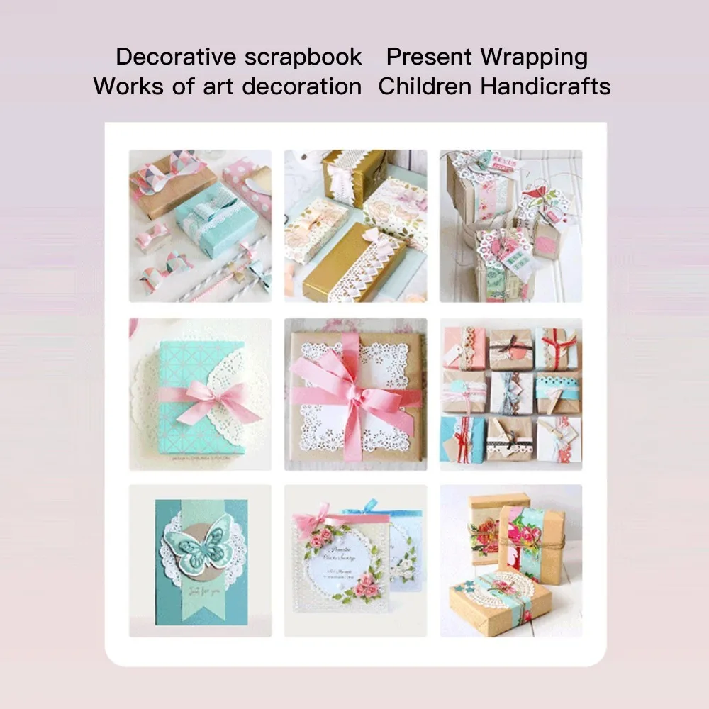 Large Size Border Craft Punch Coral Pattern Multifunctional Scrapbook Edges Punch Scroll Design Embossing Feature