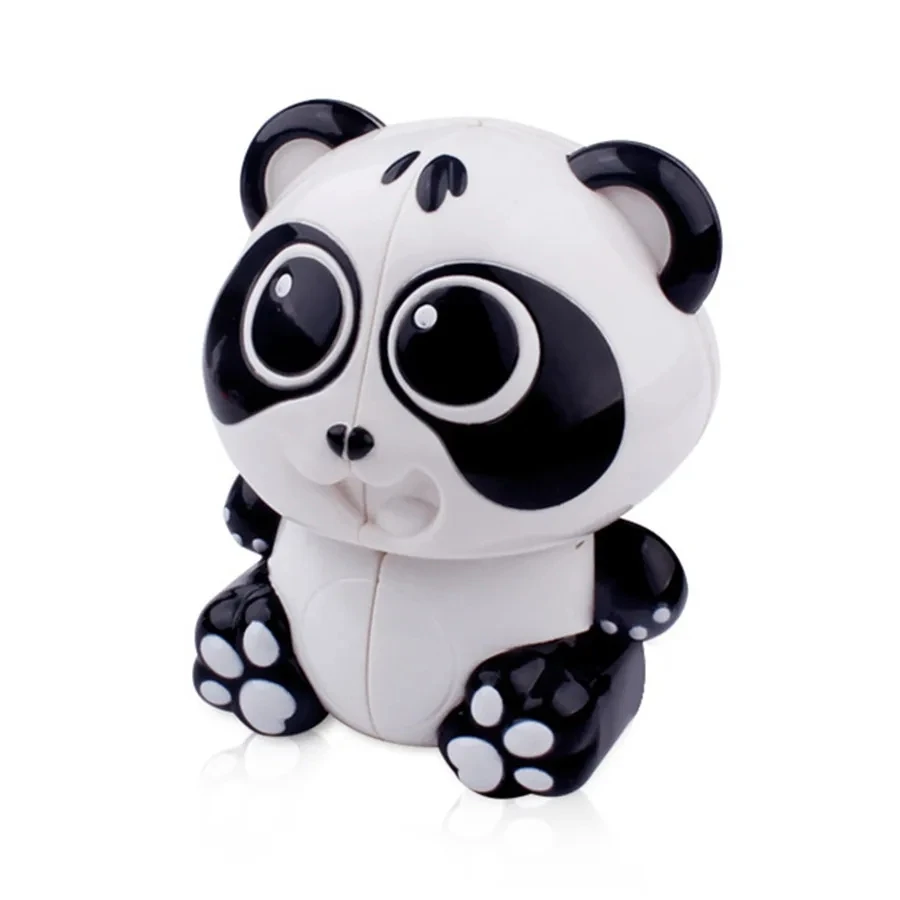 Yuxin Cartoon Animal Design 2x2 Magic Cube Panda Tiger 2x2 Mini brelok Puzzle Zabawki dla dzieci Prezent dla dzieci Zabawka