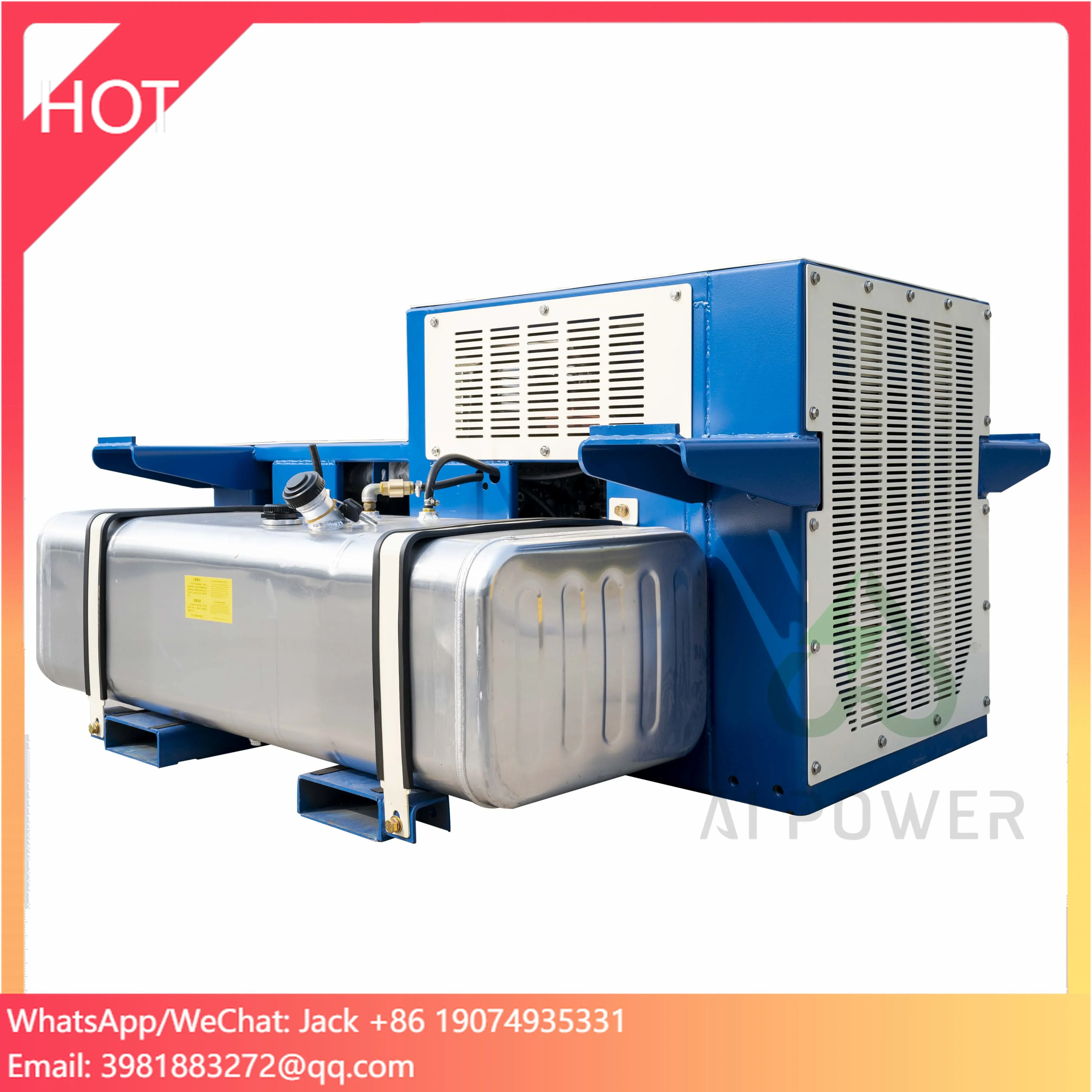 Underslung Generator Water Cooled 15kw 20kw Undermounted Genset For Reefer Container