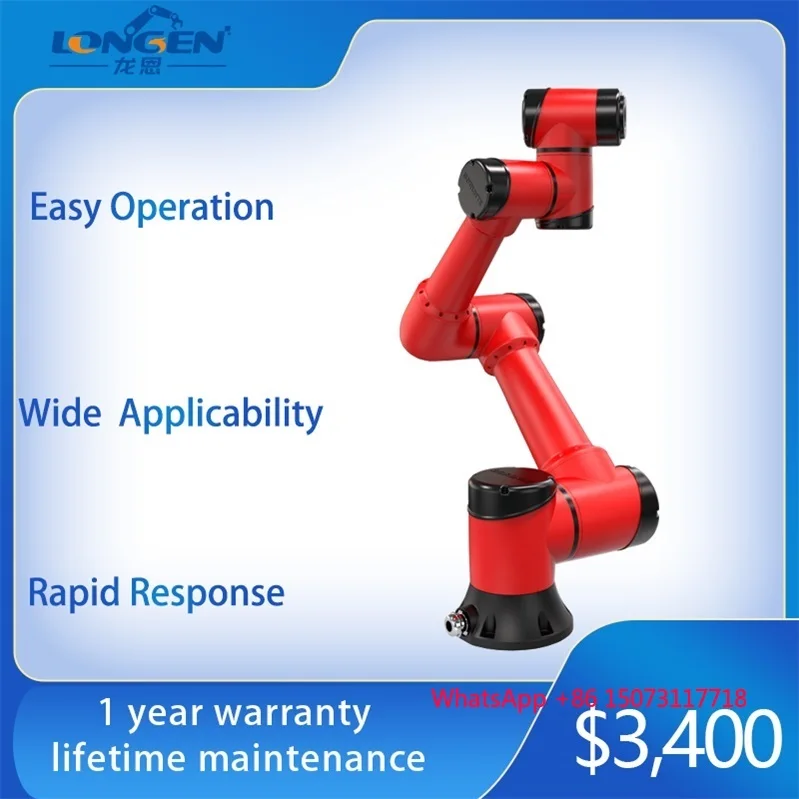 1500 مللي متر ذراع آلي 15 كجم حمولة أوتوماتيكية MIG TIG لحام تلميع نظام فرز الرؤية بيع المصنع مباشرة محرك متعدد الوظائف